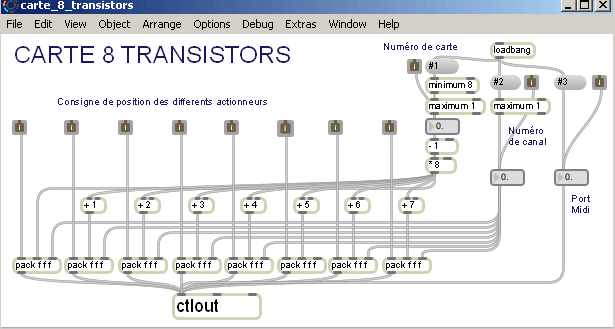 Abstraction carte 8 Transistors.