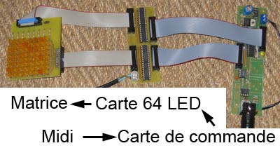 Module de gestion de 64 LEDs.