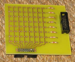 Circuit imprimé - matrice de leds.