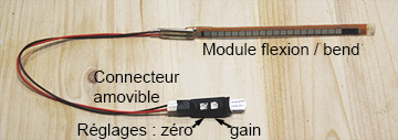 Capteur de flexion - Bend sensor Interface-Z