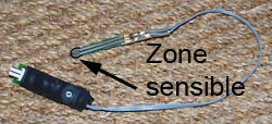 Capteur Force Sensitive Resistor de petite taille.
