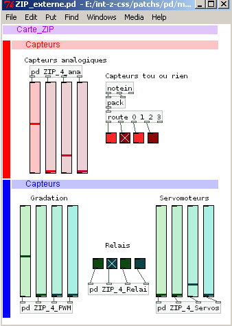 ZIP en pure data.
