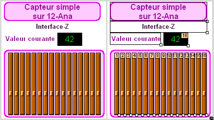 Controls et capteurs.