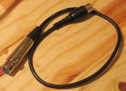 Adapteur MIDI - XLR.