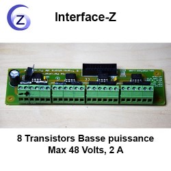 Gradation - 8 Transistors Basse puissance - Cartes Interface-Z, électronique en art et événementiel