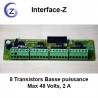Gradation PWM - 8 Actionneurs Basse puissance, Maxi 48 Volts, 2 Ampères - Ancienne carte verte
