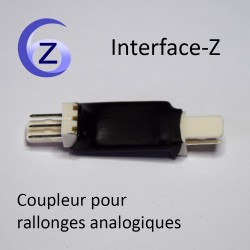 Coupleur pour connecter des rallonges pour capteurs analogiques Interface-Z