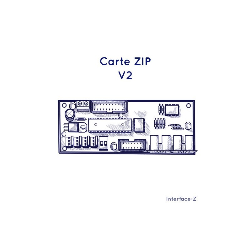 ZIP 2 - Carte Interface-Z pour installations interactives- Electronique pour artistes - Interface-Z