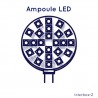 Lampes LED 12V 6 Watts, deux couleurs