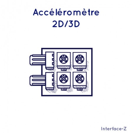Accéléromètre / Inclinomètre 2D
