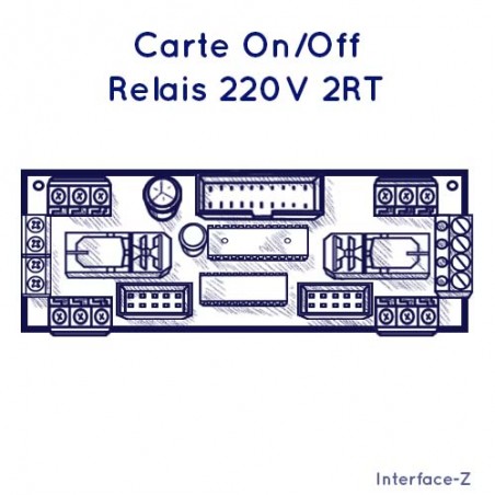 On/Off - Relais 220V 2RT