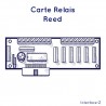 Carte fille Interface-Z 8 Relais Reed - Interrupteurs programmés.