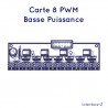 Carte fille 8 Transistors Basse Puissance PWM Interface-Z.