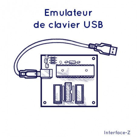 Emulateur de clavier USB Interface-Z - Détournement de clavier