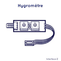 Hygromètre - Cartes Interface-Z, électronique en art et événementiel