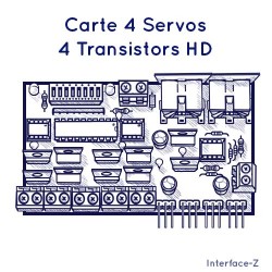4 Servos / 4 Transistors H.D.