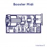 Booster Midi - Midi/XLR longue portée Interface-Z, précaution contre parasitage