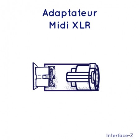 Adapteur Midi - XLR 3 voies Interface-Z
