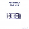 Adapteur Midi - XLR 3 voies Interface-Z