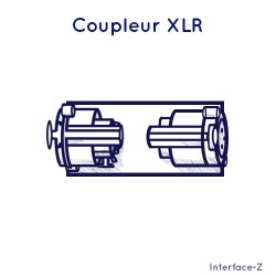 Coupleur XLR - Cartes Interface-Z, électronique en art et événementiel