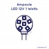 Eclairage lampes à LEDs blanc neutre ou blanc chaud gradable par carte électronique Interface-Z