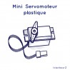 Mini Servo rouages plastiques - Installations dynamiques, événementiel, vitrines automatisées