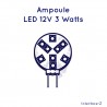 Eclairage LEDs 3W blanc froid ou blanc chaud gradable par carte actionneurs Interface-Z