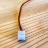 Connecteur femelle 3 fils 20 cm
