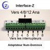 Adapteur entrées numériques - borniers