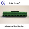 Adaptateur câble en nappe vers dominos à 2 fils pour 8 boutons