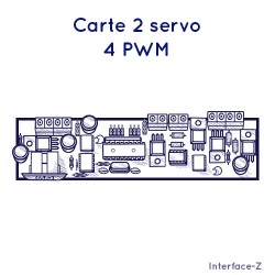 2 Servos / 4 PWM - Cartes Interface-Z, électronique en art et événementiel
