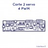 Carte 2 Servos - 4 Lampes PWM Interface-Z.