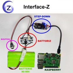 Système d'alimentation sans fil pour Raspberry