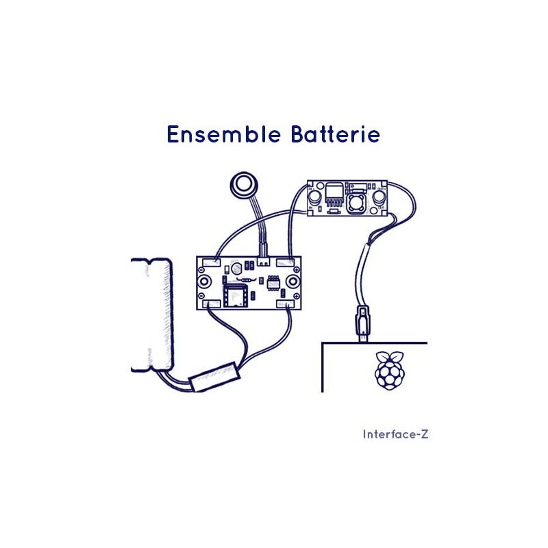 Gestion d'alimentation par batterie Ni MH- Electronique pour artistes - Interface-Z