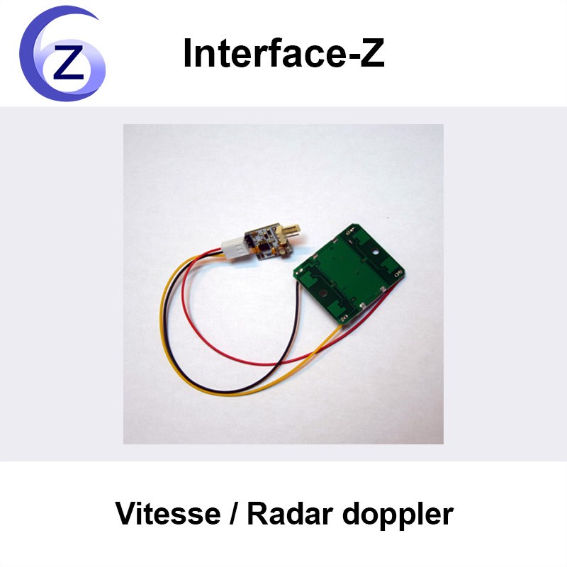 Capteur de vitesse Interface-Z - Rader à effet Doppler.