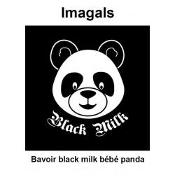 Bavoir black milk bébé panda