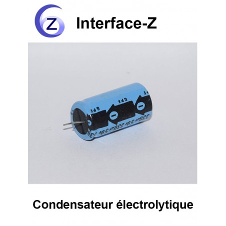 Condensateur électrolytique
