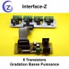 Carté électronique 8 Transistors basse puissance 2A et carte Commande 8 Actionneurs haute définition.