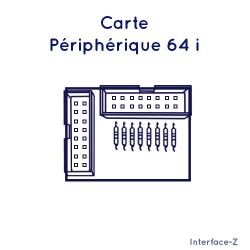 Carte périphérique 64i - Cartes Interface-Z, électronique en art et événementiel