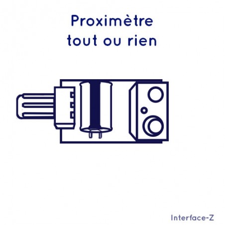Proximètre Numérique Interface-Z - Capteur de distance tout ou rien infrarouge
