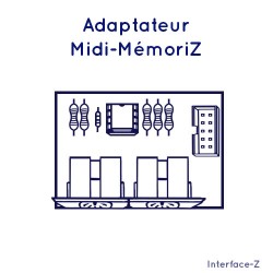 Adaptateur Midi Memoriz