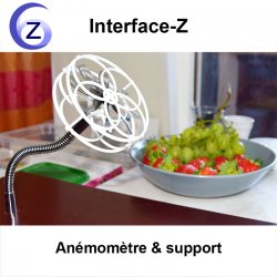 Anémomètre - Cartes Interface-Z, électronique en art et événementiel