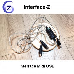 Interface Midi-USB 1/1 - Cartes Interface-Z, électronique en art et événementiel