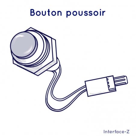 Sturdy push button