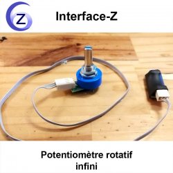 Potentiomètres rotatifs - Cartes Interface-Z, électronique en art et événementiel