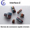 Bornes de connexion rapide à leviers / à cliquet
