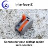 Borne à cliquet compacte 2 voies