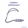 Tension / extension / retraction sensor