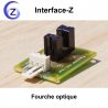 Fourche optique Interface-Z - Interrupteur lumineux infra-rouge, détection d'objet en rotation.