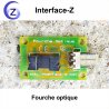 Fourche optique Interface-Z - Interrupteur lumineux infra-rouge, détection d'objet en rotation.